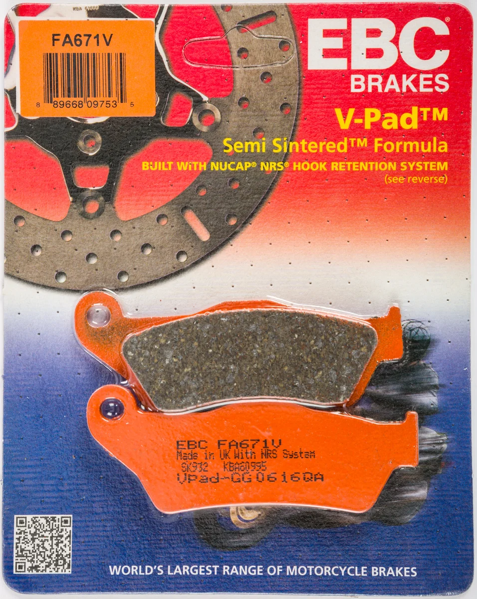 EBC - FA671V - Semi-Sintered Brake Pads