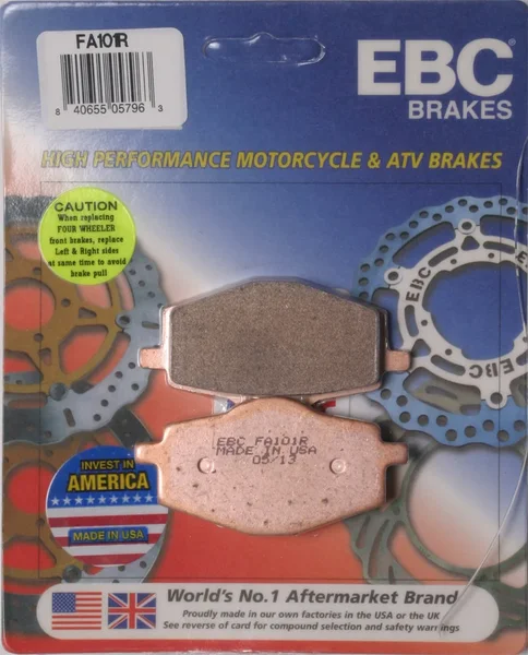 EBC FA101R Standard Brake Pads - High-Performance Motorcycle Brake Pads