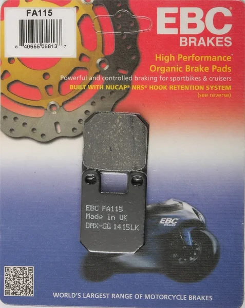 EBC FA115 Standard Brake Pads - High-Performance Motorcycle Brake Pads
