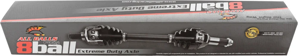 All Balls Racing 8 Ball Extreme Duty Axle - High-Tensile Steel Drive Axle for Powersports