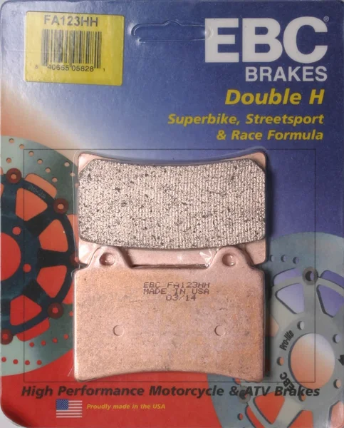 EBC FA123HH Standard Brake Pads - High-Performance Motorcycle Brake Pads