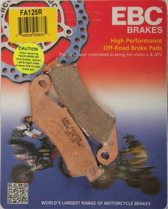 EBC FA125R Standard Brake Pads - High-Performance Motorcycle Brake Pads