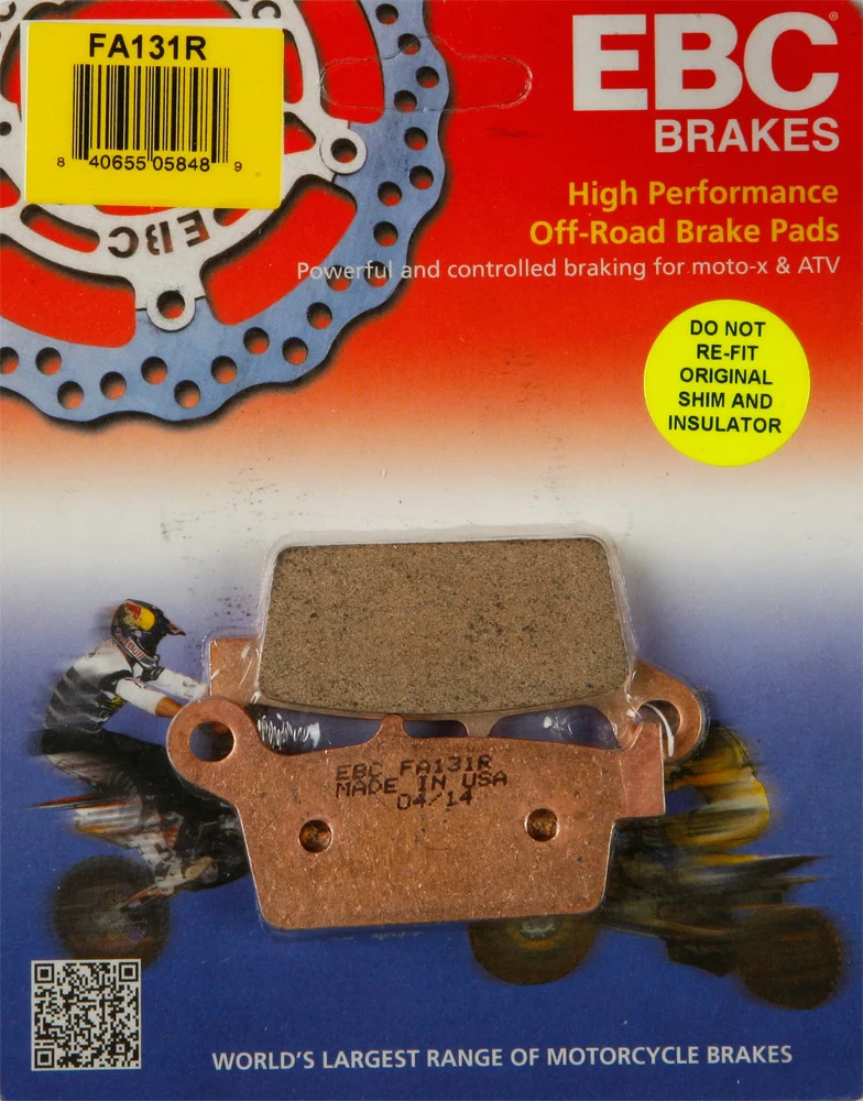EBC FA131R Standard Brake Pads - High-Performance Motorcycle Brake Pads