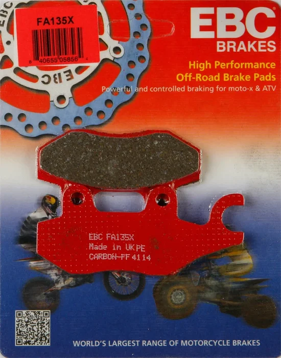 EBC FA135X Standard Brake Pads - High-Performance Motorcycle Brake Pads