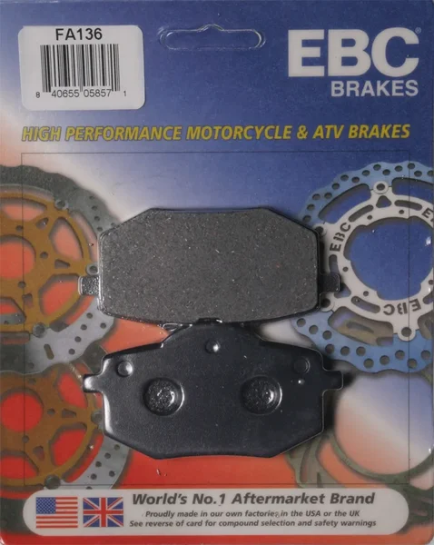 EBC FA136 Standard Brake Pads - High-Performance Motorcycle Brake Pads