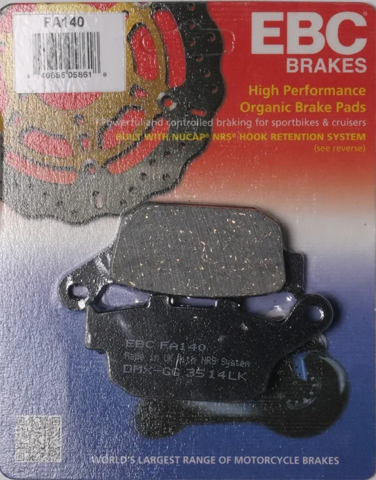 EBC FA140 Standard Brake Pads - High-Performance Motorcycle Brake Pads