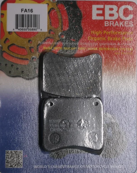 EBC FA16 Standard Brake Pads - High-Performance Motorcycle Brake Pads