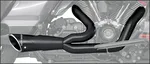 FREEDOM - HD00853 - FLH/FLT 2 Into 1 Shorty Exhaust