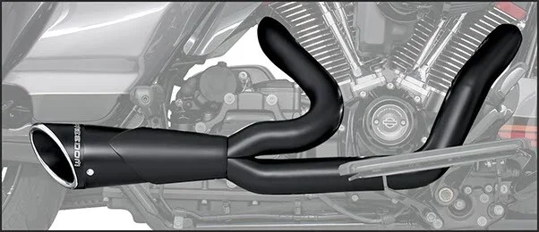 FREEDOM - HD00855 - FLH/FLT 2 Into 1 Shorty Exhaust