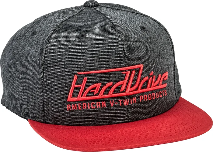 HARDDRIVE - 820-HATBLKRED - Embroidered Hat