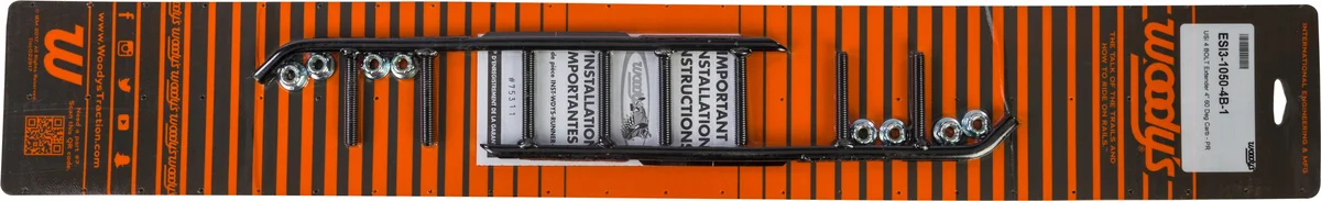 WOODYS - ESI3-1050-4B - Round Bar Runners