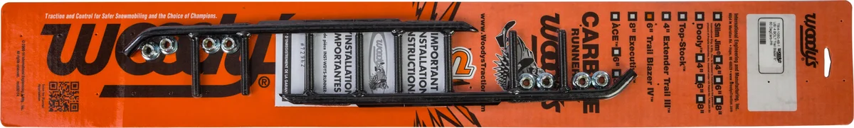 WOODYS - TSI4-1050-4B - Pr/ Woodys 6" Usi 4 Bolt