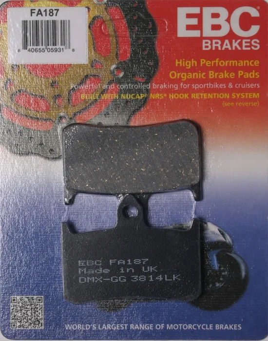 EBC FA187 Standard Brake Pads - High-Performance Motorcycle Brake Pads