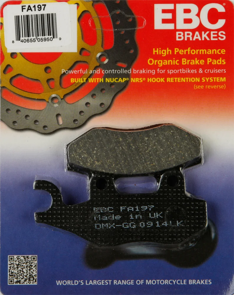 EBC FA197 Standard Brake Pads - High-Performance Motorcycle Brake Pads