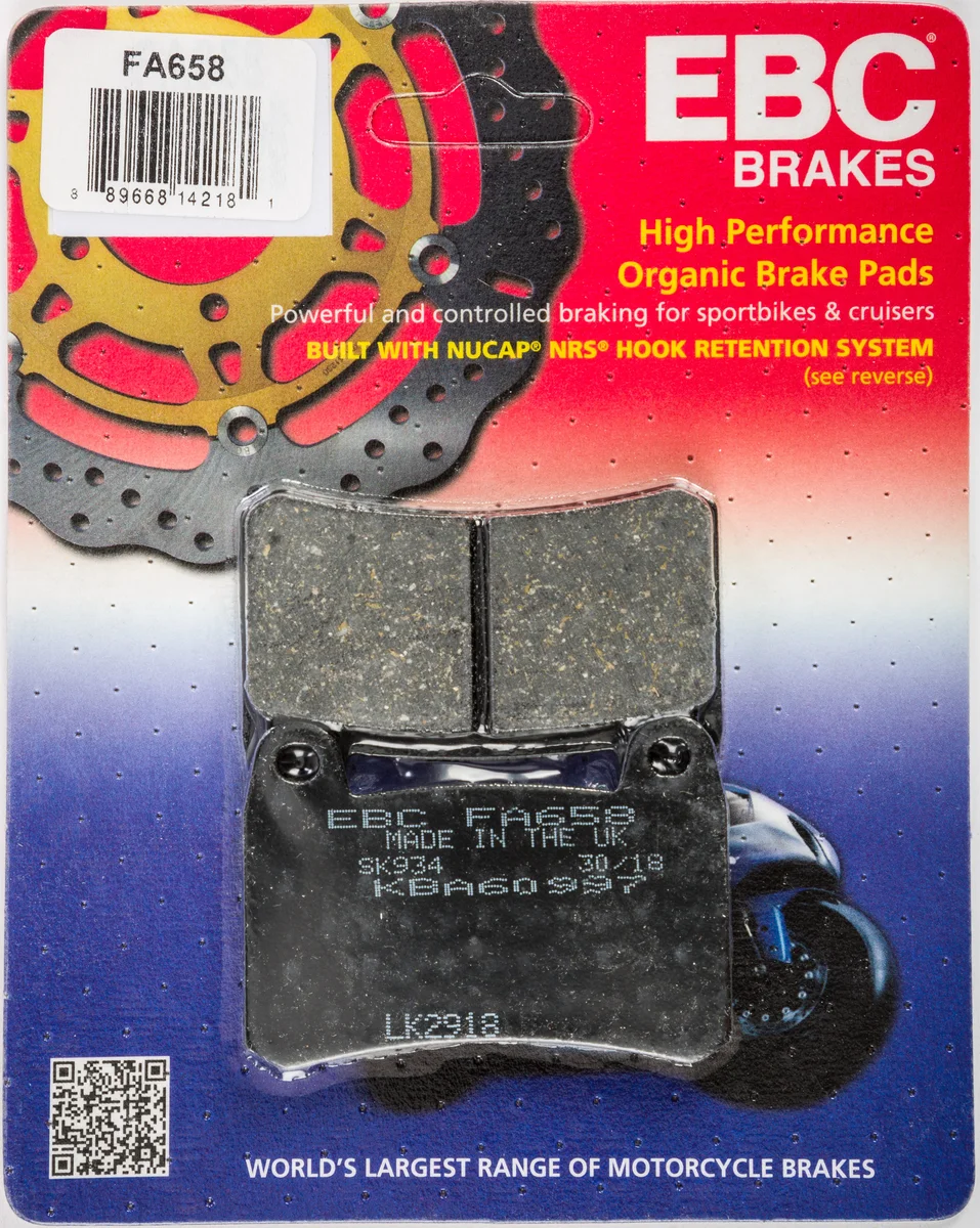 EBC - FA658 - Organic Brake Pads