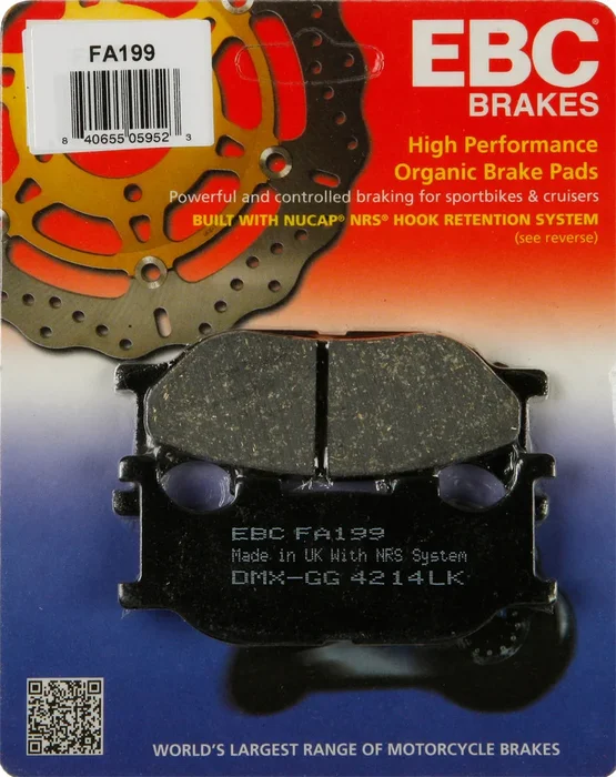 EBC FA199 Standard Brake Pads - High-Performance Motorcycle Brake Pads