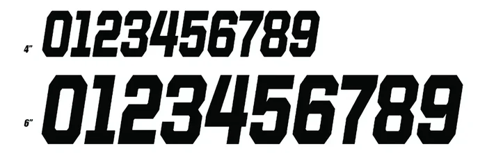 D-COR - 45-33-1 - Race Series Numbers