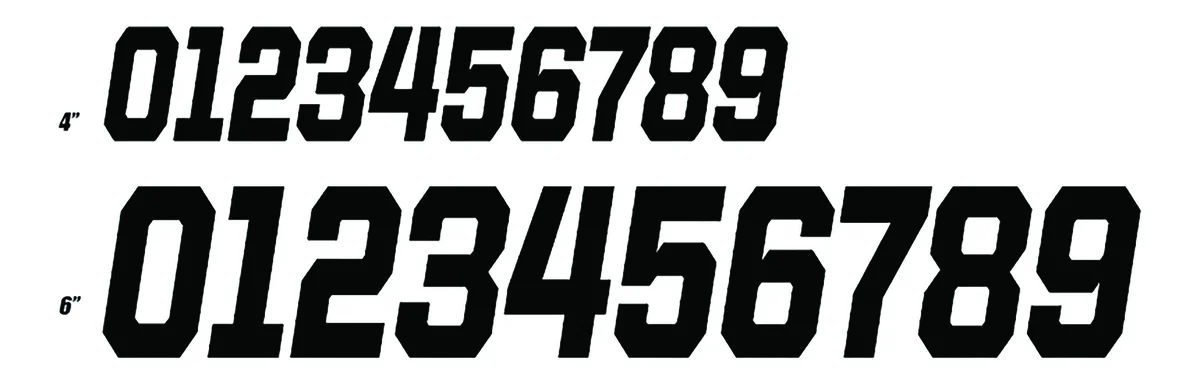 D-COR - 45-35-1 - Race Series Numbers