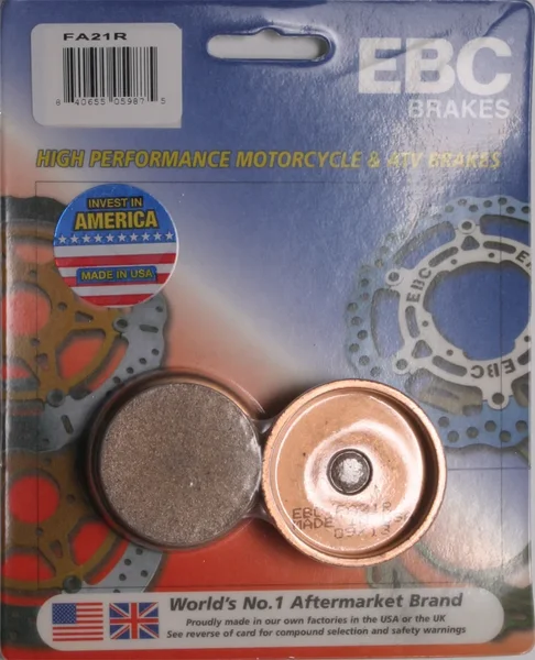EBC FA21R Standard Brake Pads - High-Performance Motorcycle Brake Pads