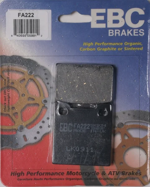 EBC FA222 Standard Brake Pads - High-Performance Motorcycle Brake Pads