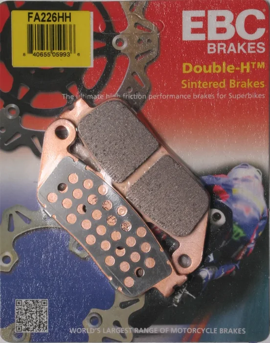 EBC FA226HH Standard Brake Pads - High-Performance Motorcycle Brake Pads for Enhanced Stopping Power