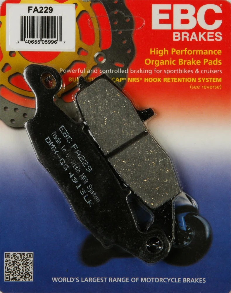EBC FA229 Standard Brake Pads - High-Performance Motorcycle Brake Pads