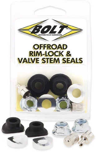 BOLT Rim Lock & Valve Stem Seals Kit - Tire/Wheel Accessories for 2007-RVS