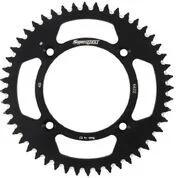 SUPERSPROX - RAL-6622-48-BLK - Aluminum Rear Sprocket