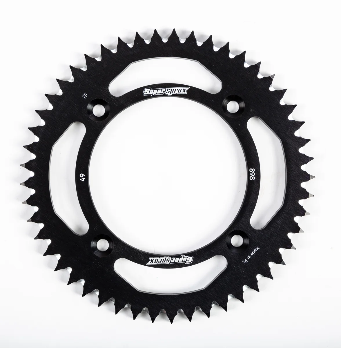 SUPERSPROX - RAL-898-49-BLK - Aluminum Rear Sprocket