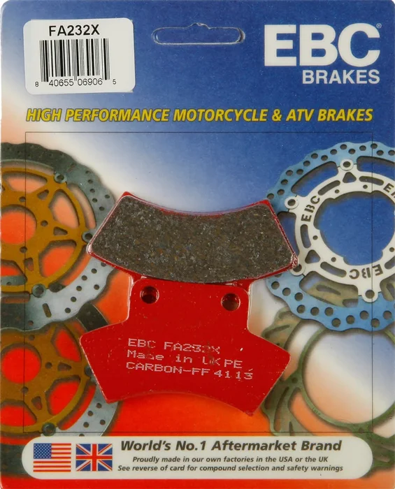 EBC FA232X Standard Brake Pads - High-Performance Motorcycle Brake Pads