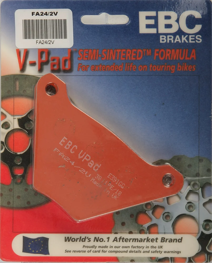 EBC FA24/2V Semi-Sintered Brake Pads - High-Performance Brakes for Street & Dirt Bikes