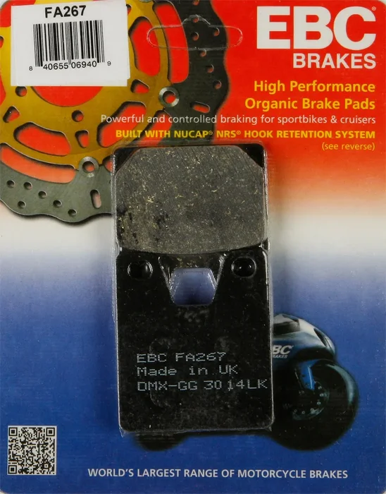 EBC FA267 Standard Brake Pads - High-Performance Motorcycle Brake Pads