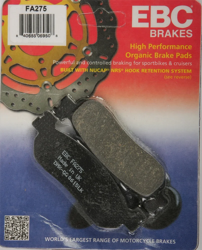 EBC FA275 Standard Brake Pads - High-Performance Motorcycle Brake Pads