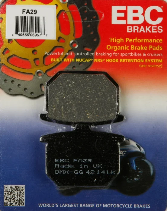 EBC FA29 Standard Brake Pads - High-Performance Motorcycle Brake Pads