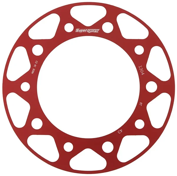 SUPERSPROX - RACD-1304-43-RED - Edge Sprocket Alloy Disk