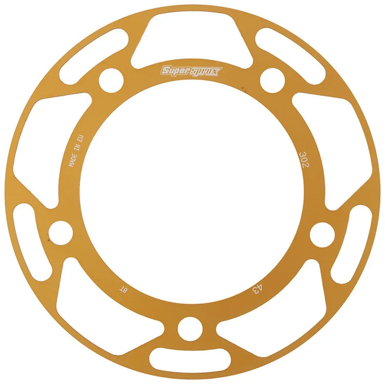 SUPERSPROX - RACD-302-43-GLD - Edge Sprocket Alloy Disk