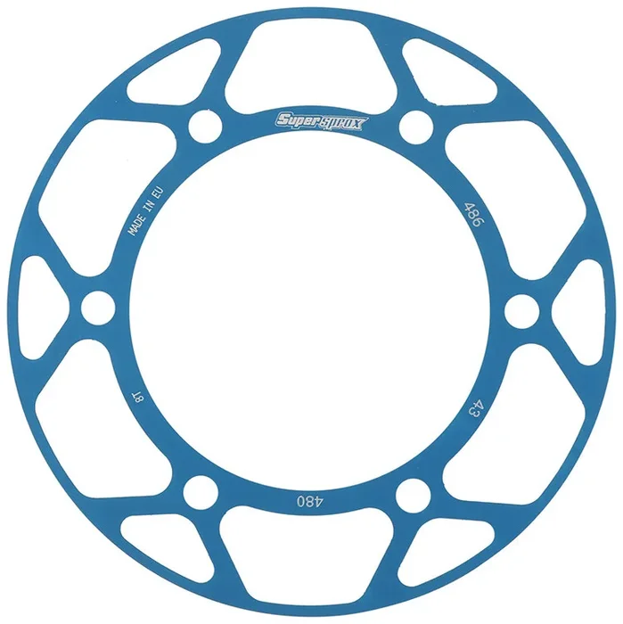 SUPERSPROX - RACD-480-43-BLU - Edge Sprocket Alloy Disk