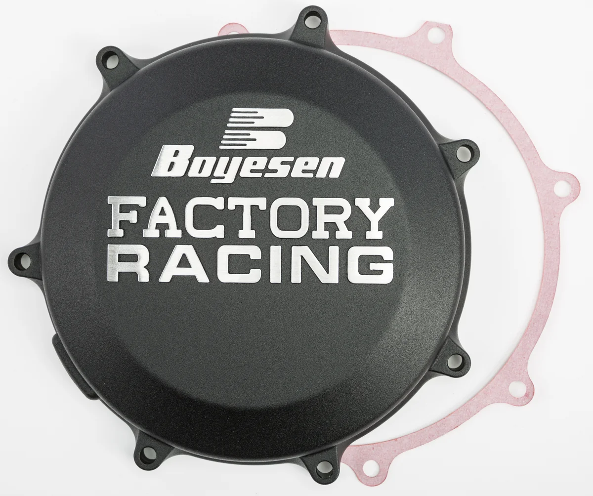 BOYESEN - CC-18CB - FACTORY RACING CLUTCH COVER KAWASAKI BLACK