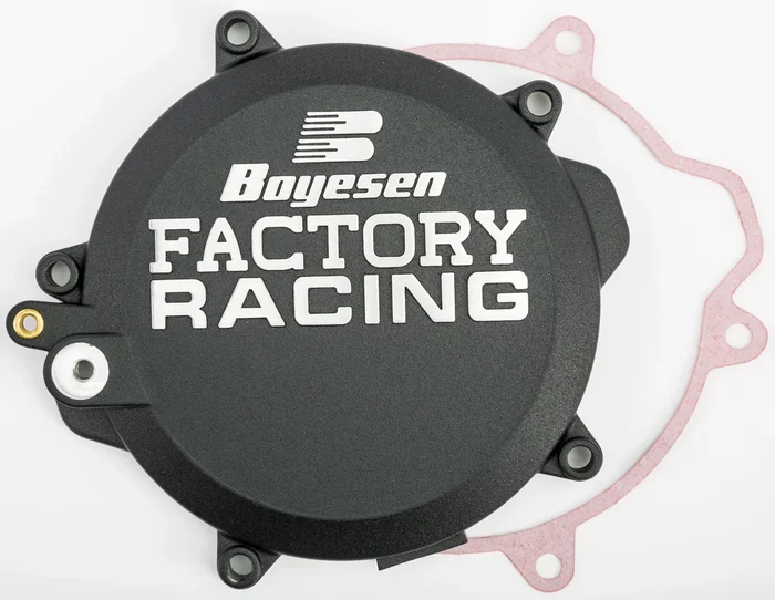 BOYESEN - CC-46AB - FACTORY RACING CLUTCH COVER HUSKY/KTM BLACK
