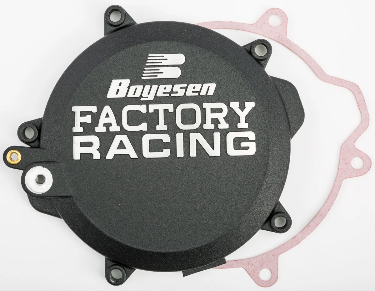 BOYESEN - CC-46AB - FACTORY RACING CLUTCH COVER HUSKY/KTM BLACK