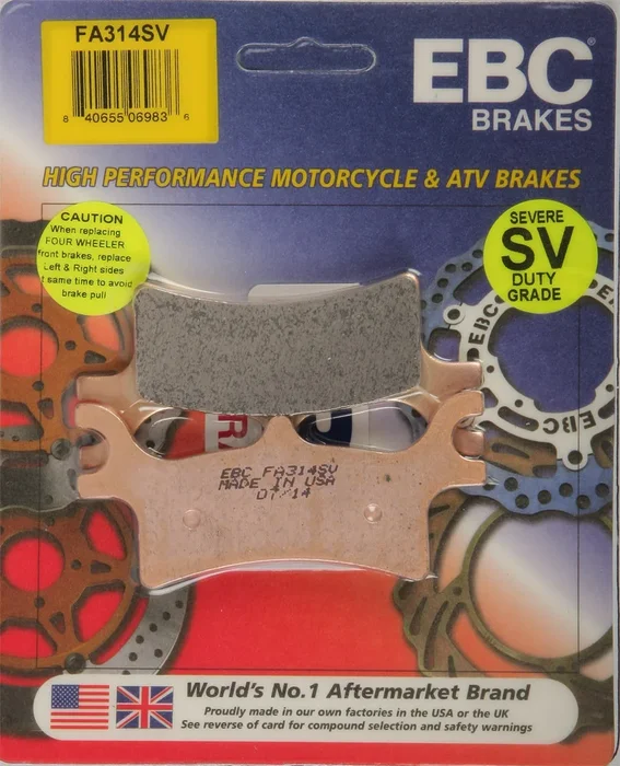 EBC FA314SV Standard Brake Pads - High-Performance Motorcycle Brake Pads