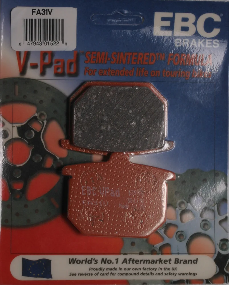 EBC FA31V Semi-Sintered Brake Pads - Street & Dirt Bike Brake Pads | EBC Brakes