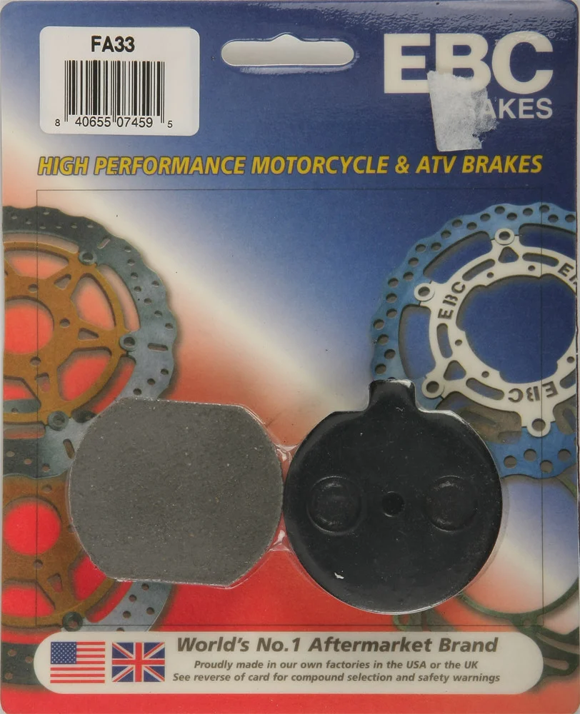 EBC FA33 Standard Brake Pads - High-Performance Motorcycle Brake Pads