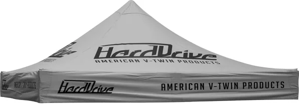 HARDDRIVE - 810-9893 - CANOPY GREY WITH LOGO 10' X 10' REPLACMENT TOP