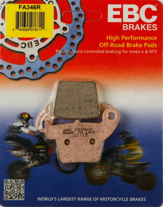 EBC FA346R Standard Brake Pads - High-Performance Motorcycle Brake Pads