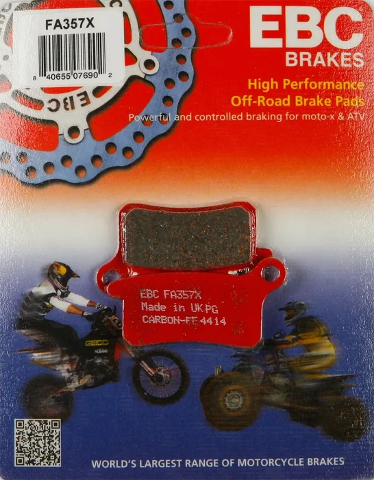 EBC FA357X Standard Brake Pads - High-Performance Motorcycle Brake Pads