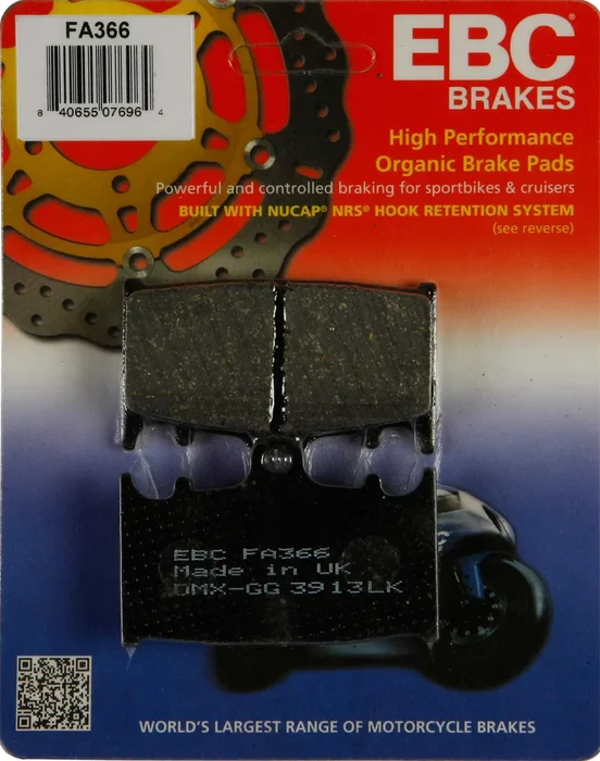 EBC FA366 Standard Brake Pads - High-Performance Motorcycle Brake Pads