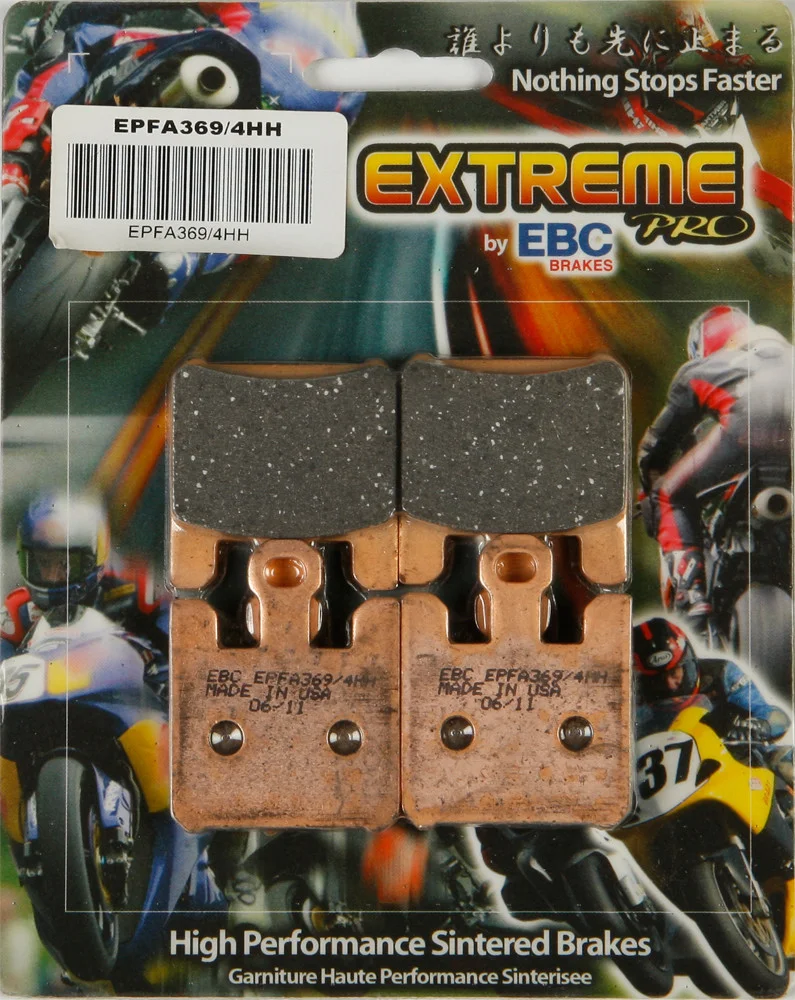 EBC Extreme Pro Brake Pads - High-Performance Sintered Bronze Brake Pads for Sportbikes & Cruisers