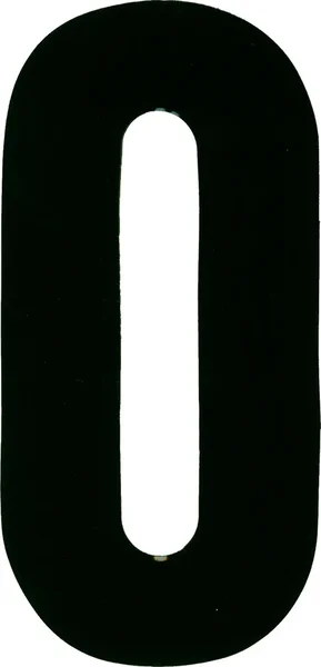 DIRT DIGITS XT63W-0 Extreme Digit Stick-on Numbers - AMA Approved Graphics/Decals for Powersports