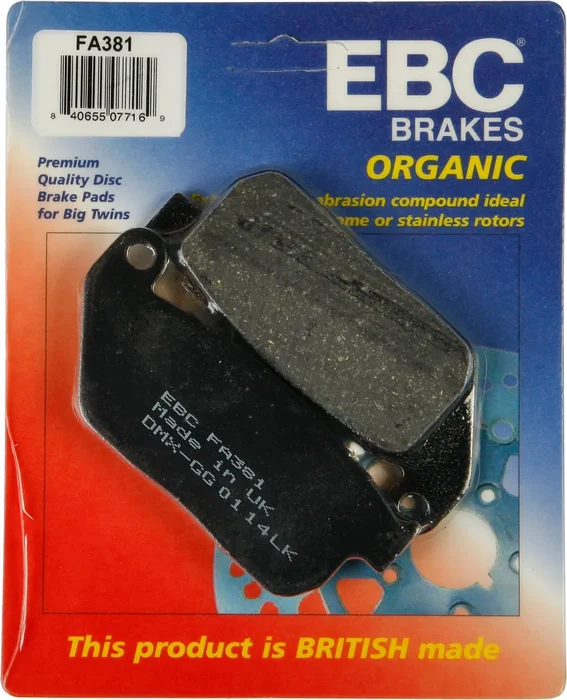 EBC FA381 Standard Brake Pads - High-Performance Motorcycle Brake Pads